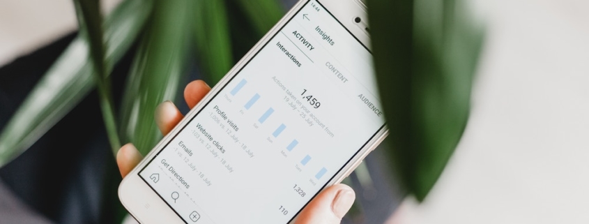 Advertising brand on Instagram.