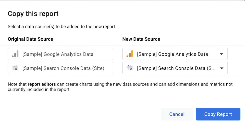 how to copy seo report