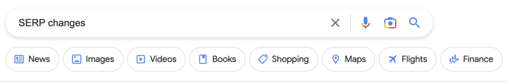 SERP changes