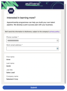 linkedin native lead gen