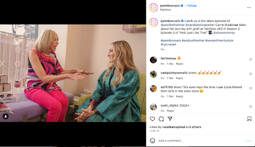 Paintbox Social Proof Example