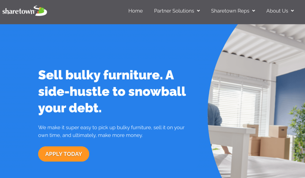 landing page example for social ads