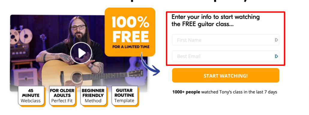 tony's acoustic form fields